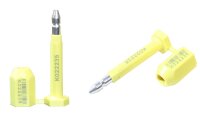 Containerplombe Bolzenplombe Snapper Gelb ISO 17712:2013