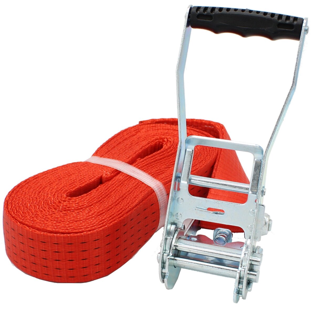 LOADCARE Ratschenzurrgurt – 10 Tonnen, 4 M, 5000 DaN LC – 2-teilig, Made In Germany