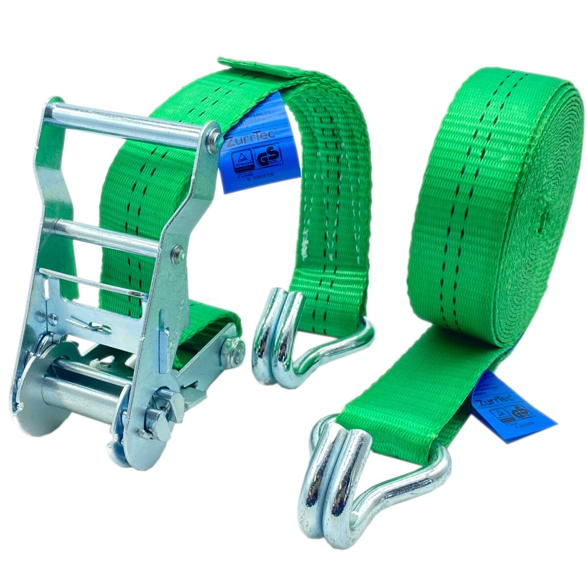 Ratschenzurrgurt 2000kg Dönges Ratschenzurrgurt – 35 Mm X 4,5 M, Spannkraft 2000 Kg, PES, EN 12195-2, Für Die Ladungssicherung