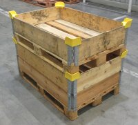 Stapelecken für Aufsatzrahmen Gelb