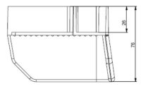 Stapelecken für Aufsatzrahmen Gelb