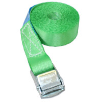Befestigungsriemen Klemmschloss 250 daN 0,55 Meter Grün