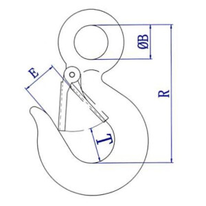 Ösenlasthaken 1500 Kg