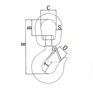 Wirbellasthaken 4500 Kg