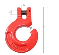Forsthaken für Forstketten 8 und 10 mm
