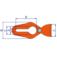 Seilgleitbügel GK8 8mm