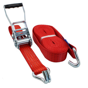 10 x Spanngurte 5t 8m 2tlg. Rot