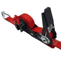 Spanngurt LC 250 daN 4,5 Meter Manuell Aufrollbar Doppel J Haken