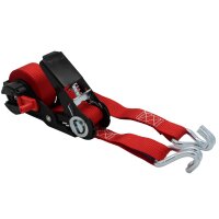 Spanngurt LC 250 daN 4,5 Meter Manuell Aufrollbar Doppel J Haken