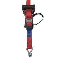 Spanngurt 5m LC 400 daN mit Verschiebbare Ratsche Doppel J Haken