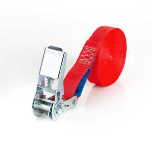 64 x Spanngurt Einteilig 6m LC 800 daN Rot