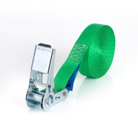 64 x Spanngurt Einteilig 6m LC 800 daN Grün