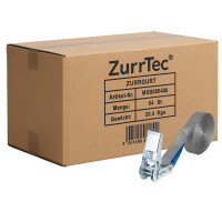 64 x Spanngurt Einteilig 6m LC 800 daN Grau