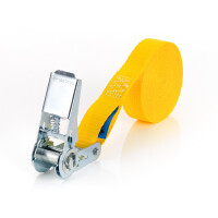 64 x Spanngurt Einteilig 6m LC 800 daN Gelb